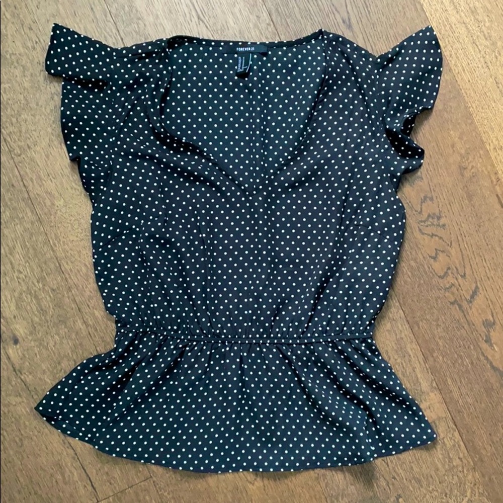 Forever 21 Short Sleeve Blouse